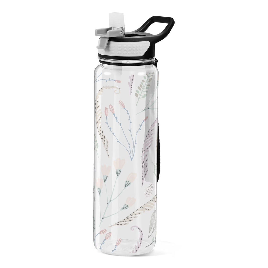Clear 32oz Tritan Water Bottle with Straw Q1113