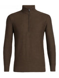 Bronze Heather Half Zip Sweater H556