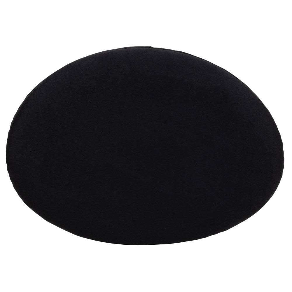 Gray LeatherSoft Saddle Wing Ottoman T494114