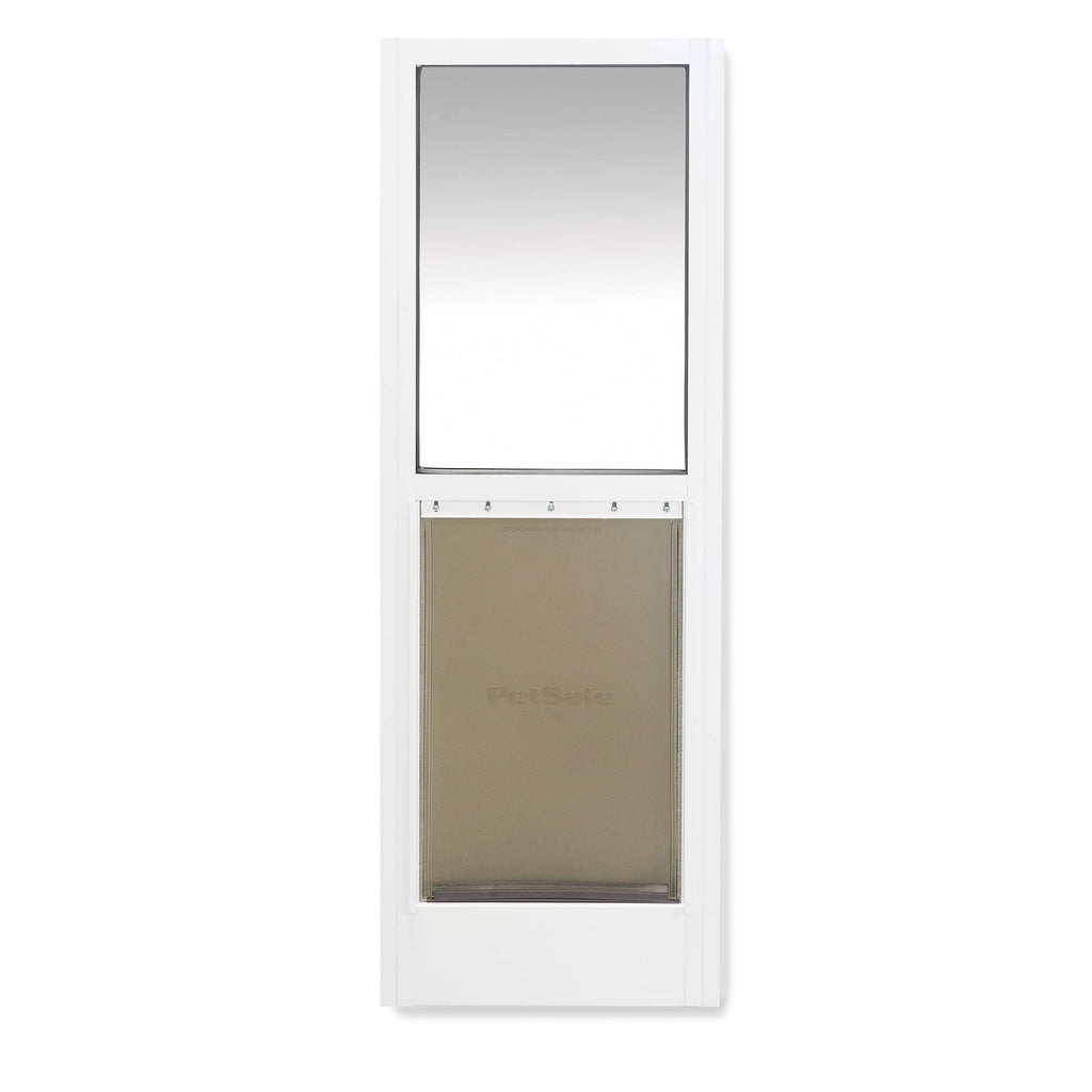 2-Piece Sliding Glass Pet Door, Large, White G974047