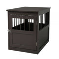 Brown Wooden Dog Crate N225