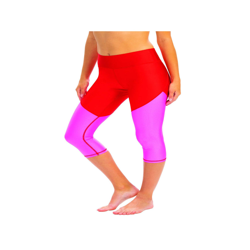 Racing Red/Fuschia Fever High Shine Capri D25500