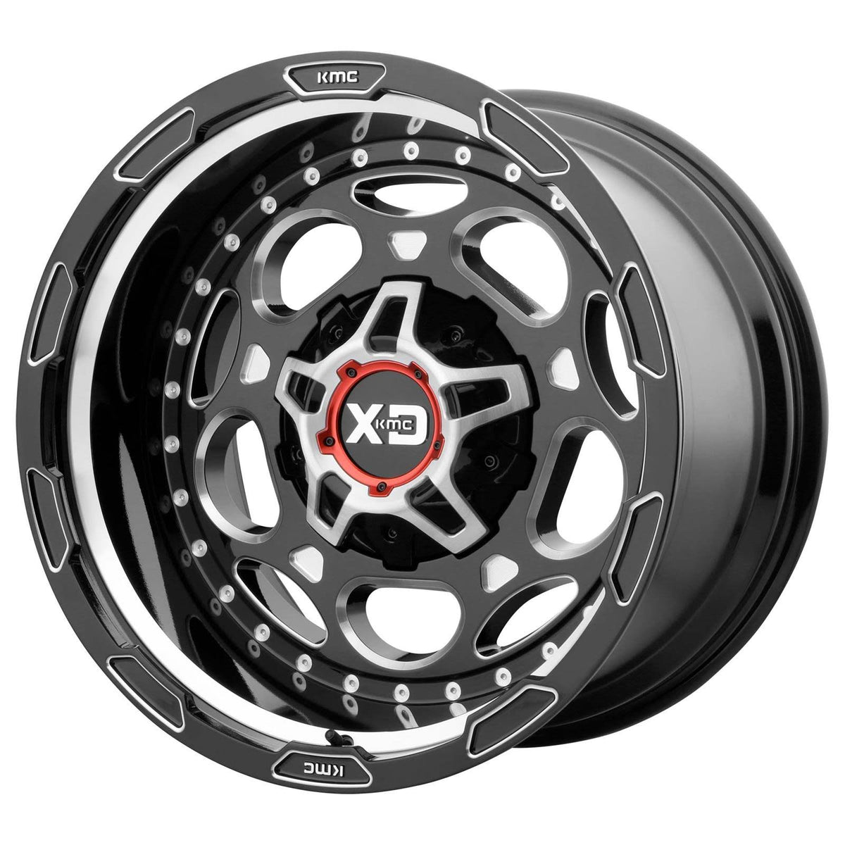 Gloss Black Milled Wheel M995