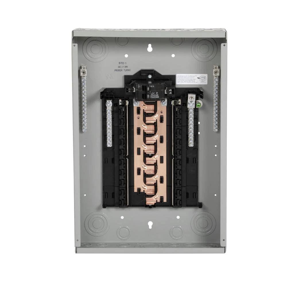 100 Amp 20-Space 20-Circuit Main Breaker Load Center Indoor with Copper Bus J524601
