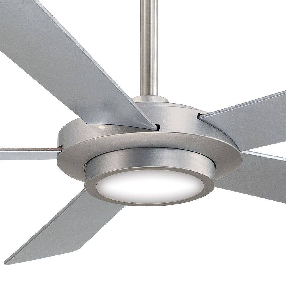 Brushed Nickel Ceiling Fan with Light S94526