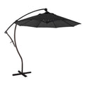 9 ft. Olefin Rotating Offset Umbrella Black C3321