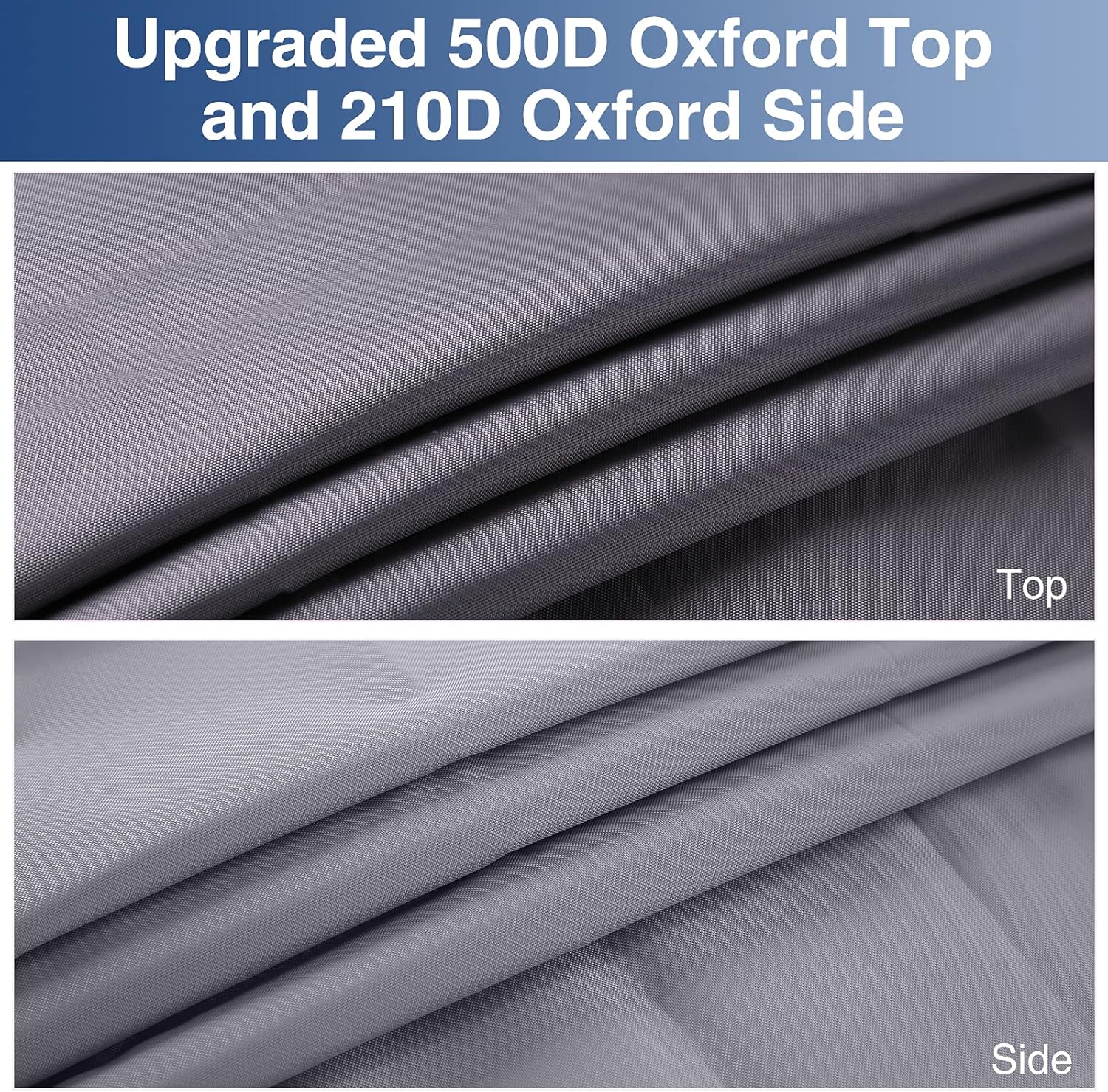 Upgraded Waterproof 500D Top Travel Trailer Cover with 4 Tire Covers, Tongue Jack Cover U834