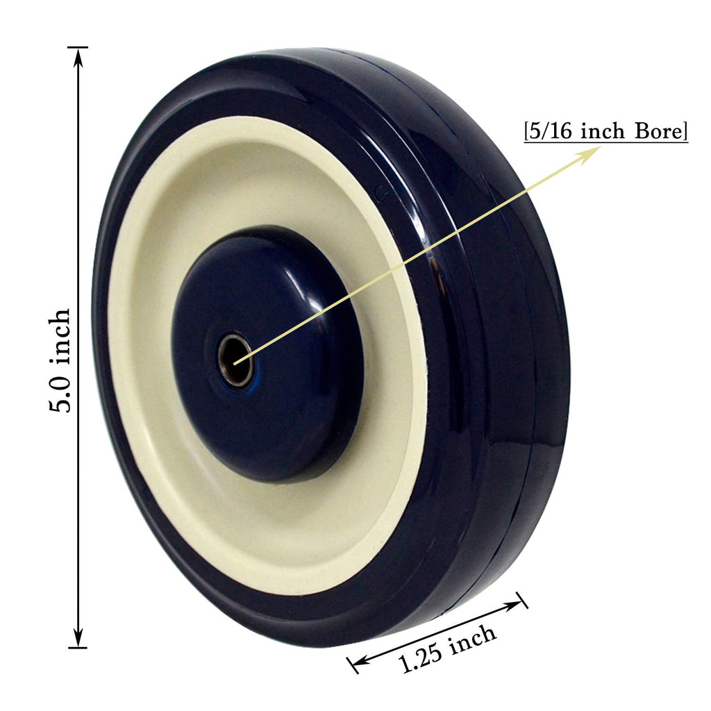20-Pack Heavy Duty Polyurethane Wheel with 5/16" Axle M697784