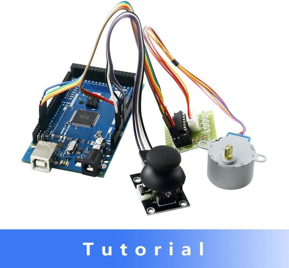 Mega2560 Electronic Projects Starter Kit with LCD1602, Servo, Stepper Motor, Sensors, Breadboard, Jumper Wire, Resistor, Capacitor, Transistor L80558