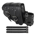 Motorbike Saddlebag Tool Bag Waterproof Faux Leather Black Z983