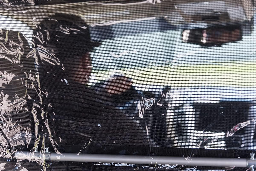 Black Clear Small Car Divider I693449