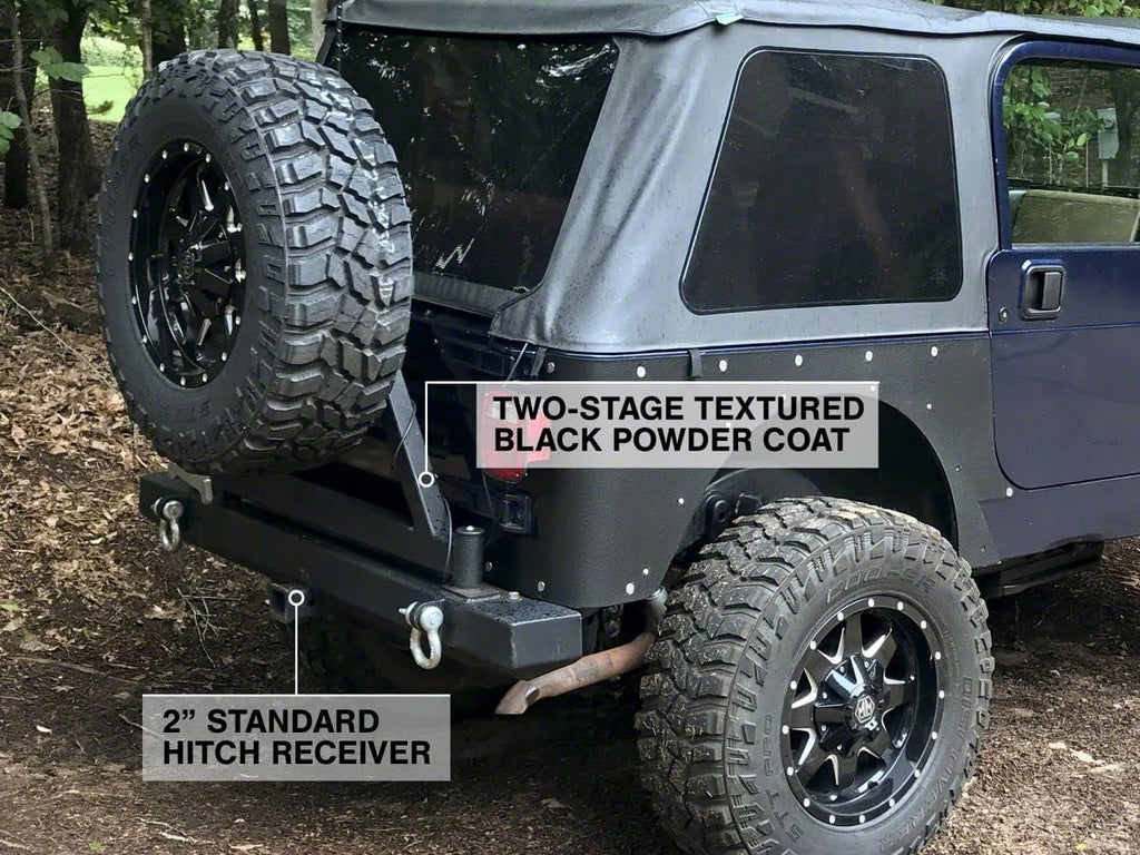 Rear Bumper with Tire Carrier A4323