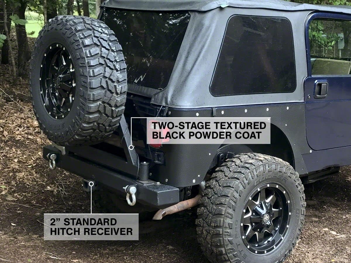 Rear Bumper with Tire Carrier A4323
