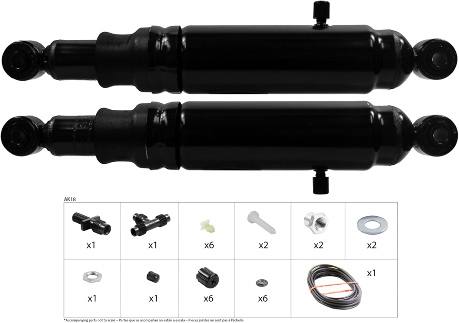Pair Rear Monroe Max-Air Shocks O27250