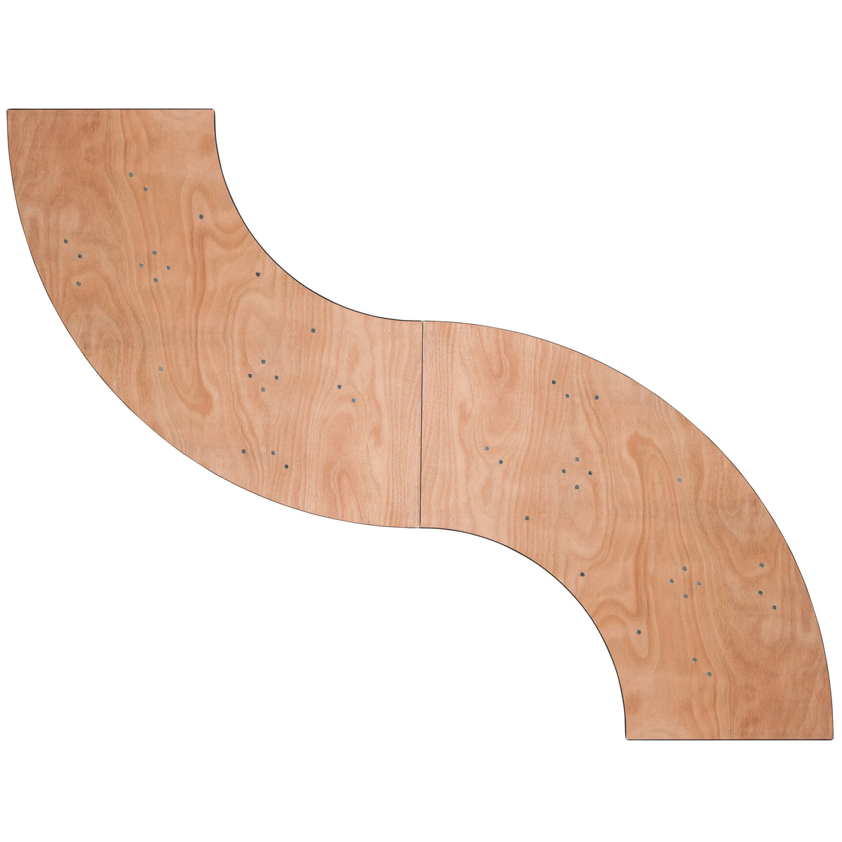 5.5 ft. x 2 ft. Serpentine Wood Folding Banquet Table W5474
