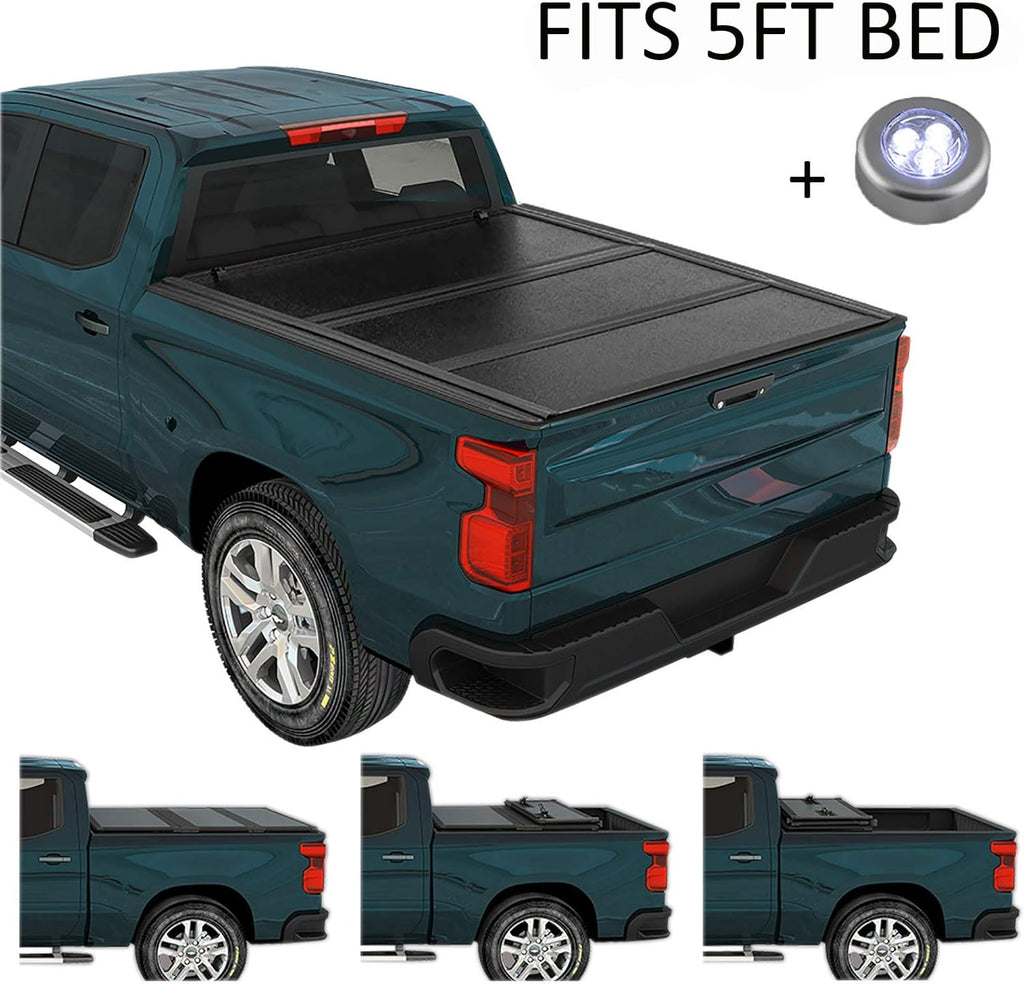 Hard Tri-Fold Tonneau Cover for Nissan Frontier 2005-2021 S9312