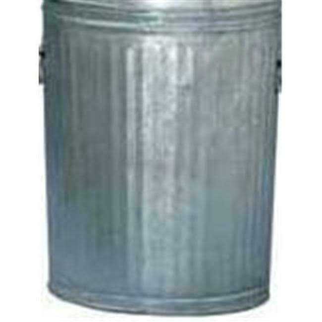 Galvanized Steel 32-Gallon Trash Can A8835