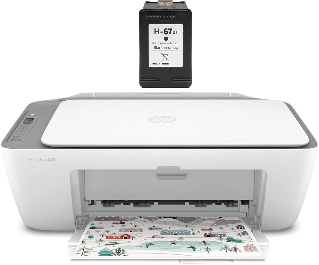 White Wireless All-in-One Color Inkjet Printer V368