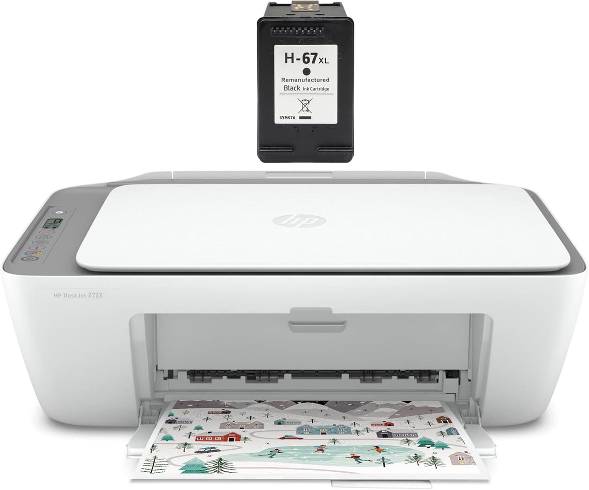 White Wireless All-in-One Color Inkjet Printer V368
