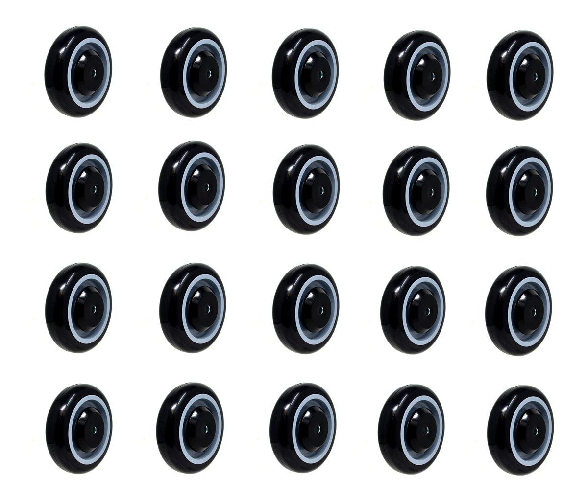 20-Pack Heavy Duty Polyurethane Wheel with 5/16" Axle M697784