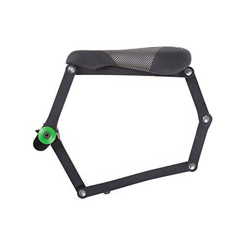 White Bicycle Saddle Lock B519
