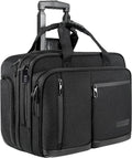 Black 17.3 Inch Rolling Laptop Bag with RFID Pockets R84724