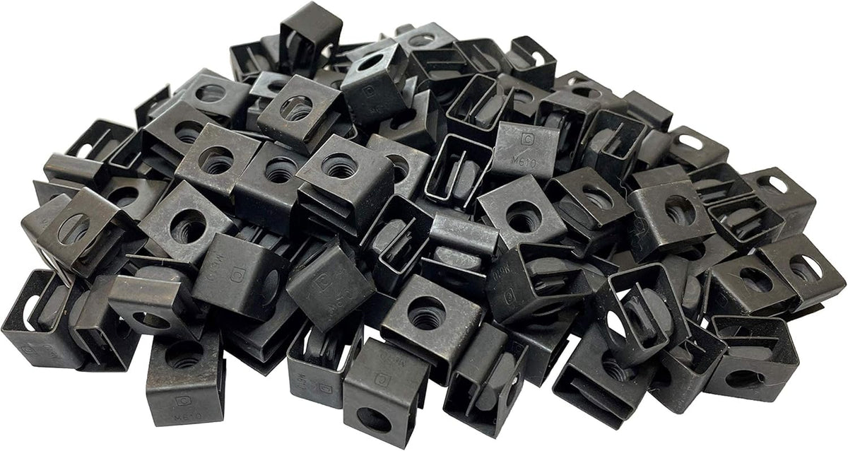 M6 Slide-on Cage Nuts 100 Pack N2412