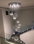 Spiral Crystal Chandelier 13 Lights S3095