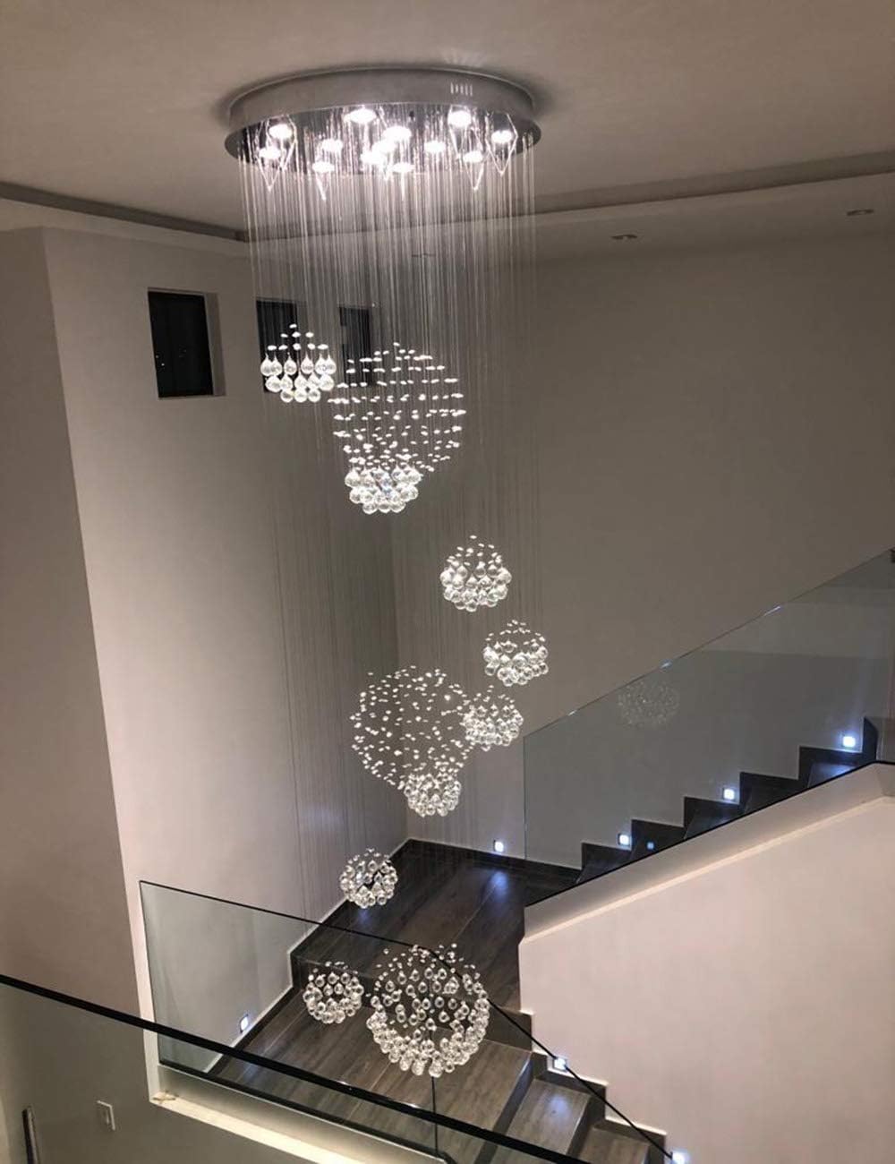 Spiral Crystal Chandelier 13 Lights S3095