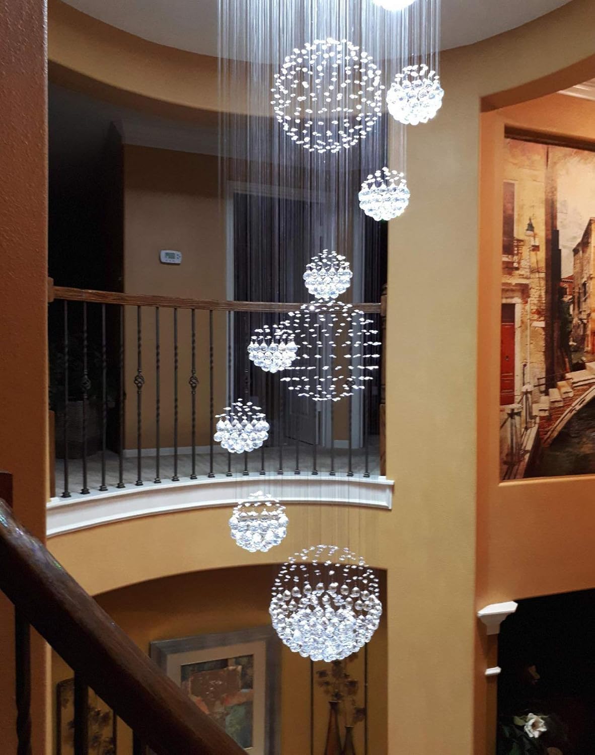 Spiral Crystal Chandelier 13 Lights S3095