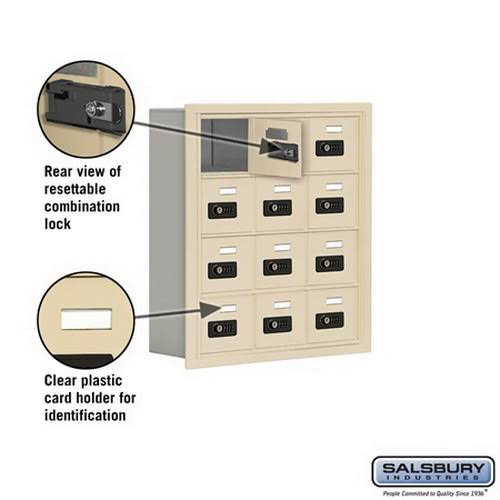 4 Door Cell Phone Storage Locker Q948