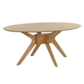 Mid-Century Rubberwood Dining Table U836