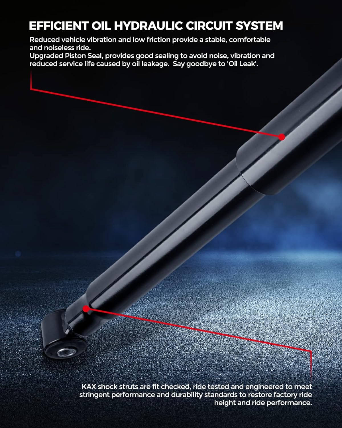 Rear Shock Absorbers Struts Set of 2 Z65898