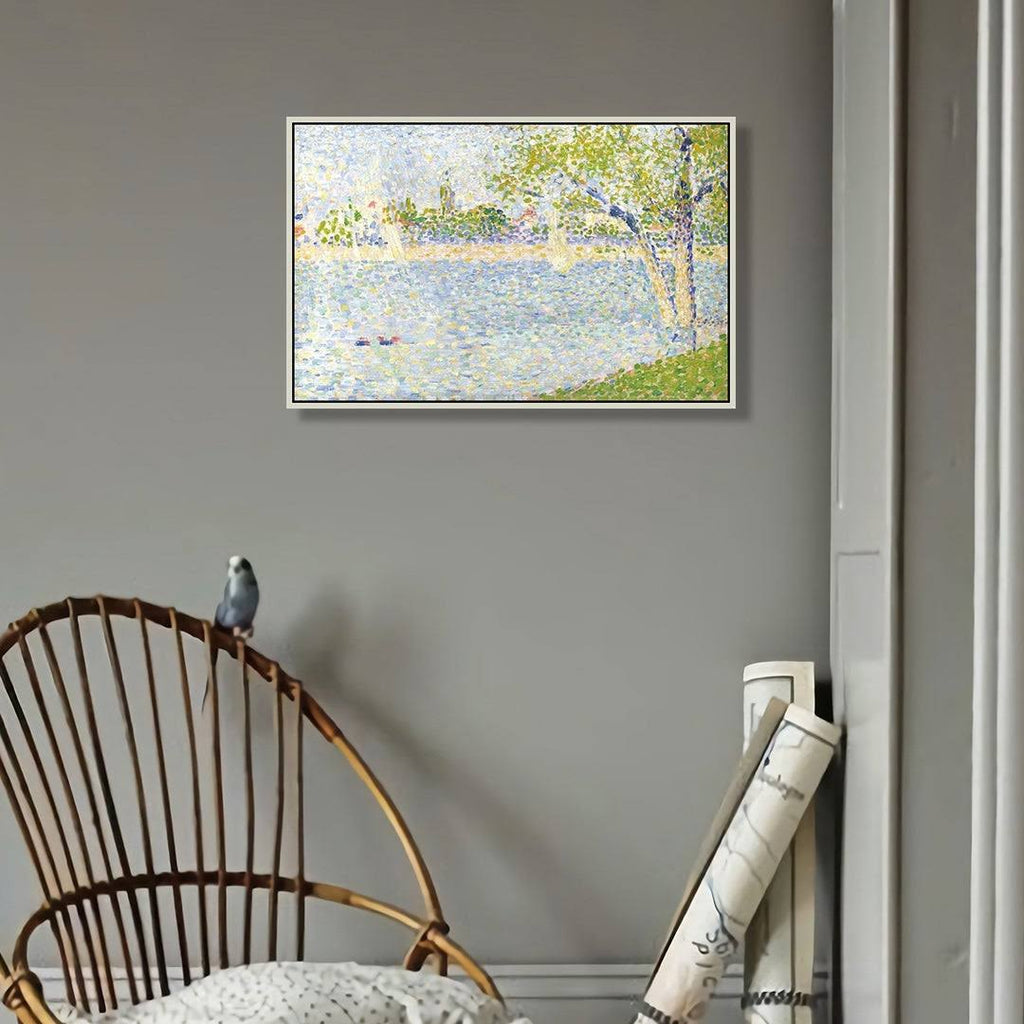 Silver Frame Giclee Print Oil Painting 32x22 J2342
