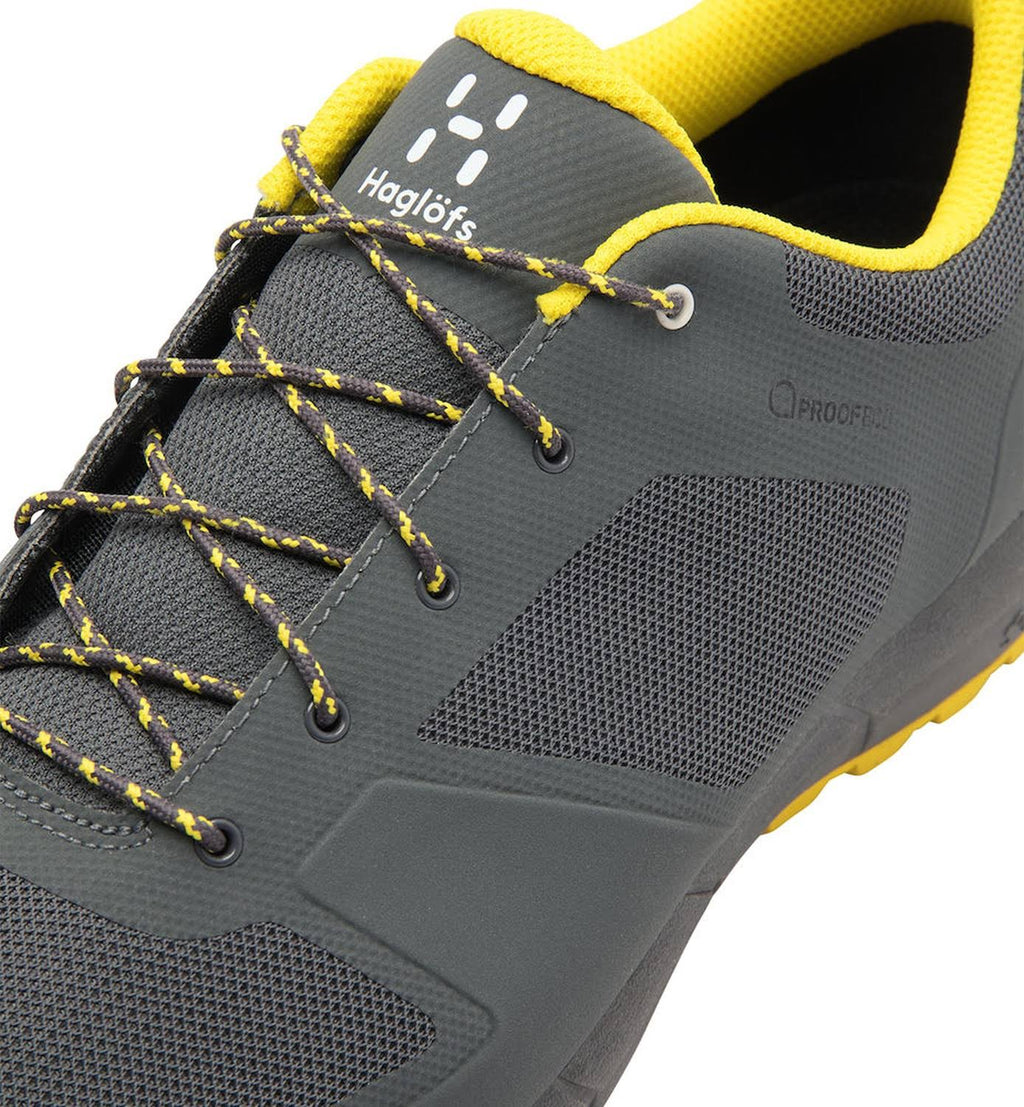 Magnetite/Signal Yellow Low Proof Hiking Shoes U78199