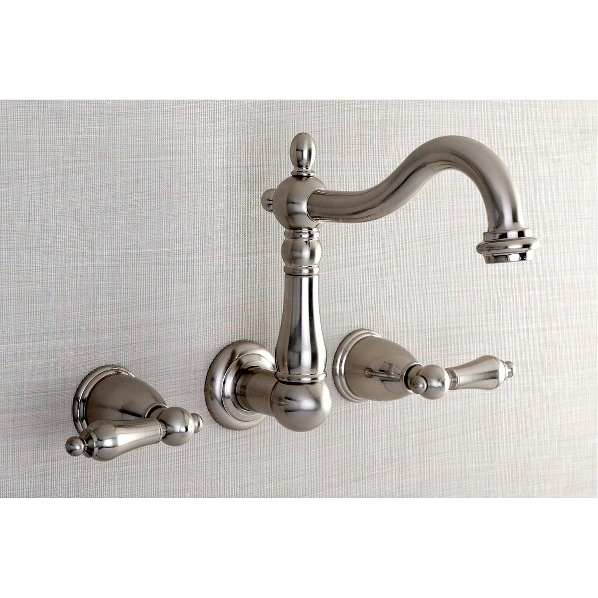 Oil Rubbed Bronze Wall Mount Bathroom Faucet F636