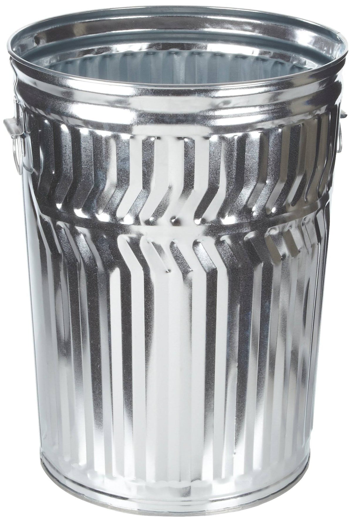 Galvanized Steel 32-Gallon Trash Can A8835