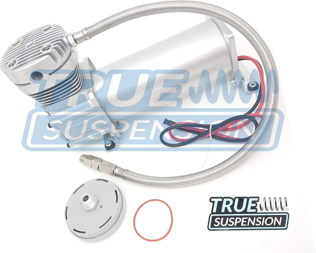 Towing Assist Helper Air Ride Suspension Complete Kit with Reserve Tank Kit K381605