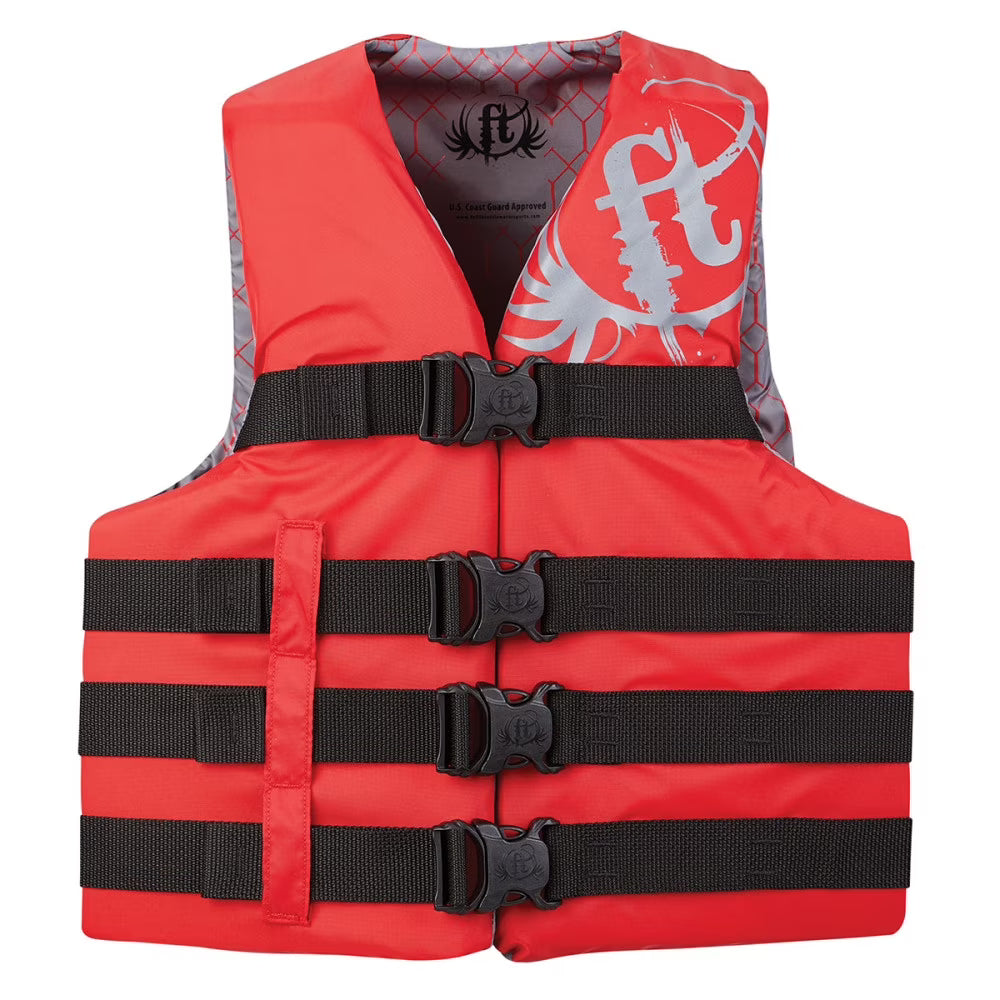 Red Nylon Water Sports Vest M700126