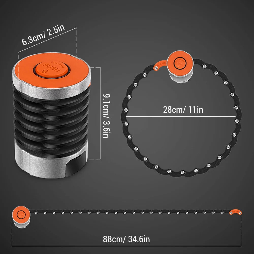 Zinc Alloy Bike Password Lock with Mount Bracket A37025