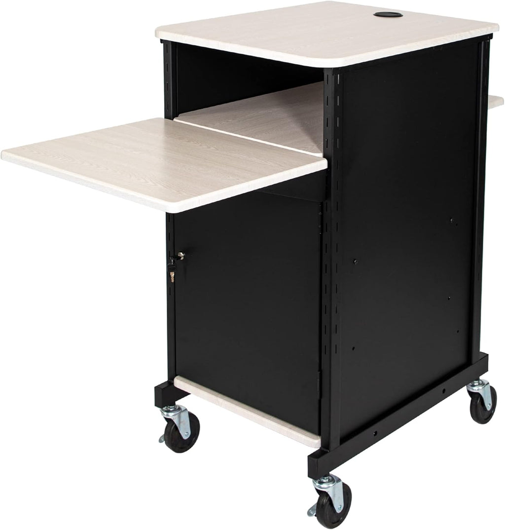 Presentation Cart with Storage Cabinet E2821