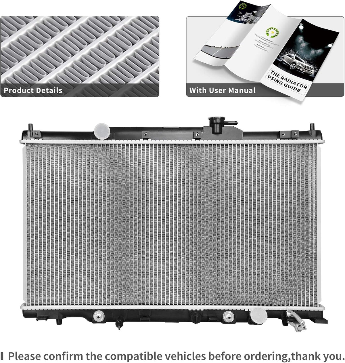 Aluminum Radiator Pack of 2 D562726