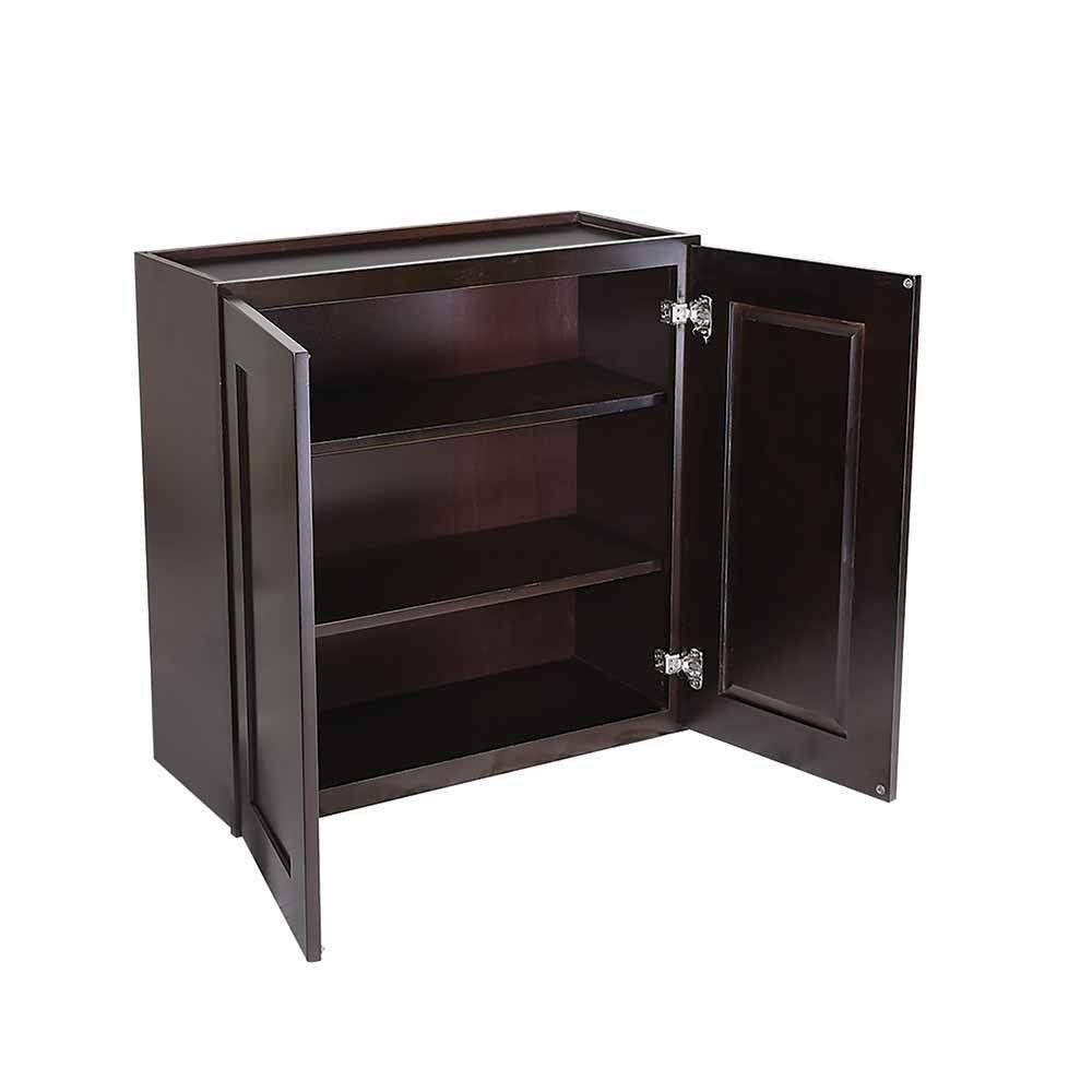 Espresso Double Door Kitchen Cabinet W38719
