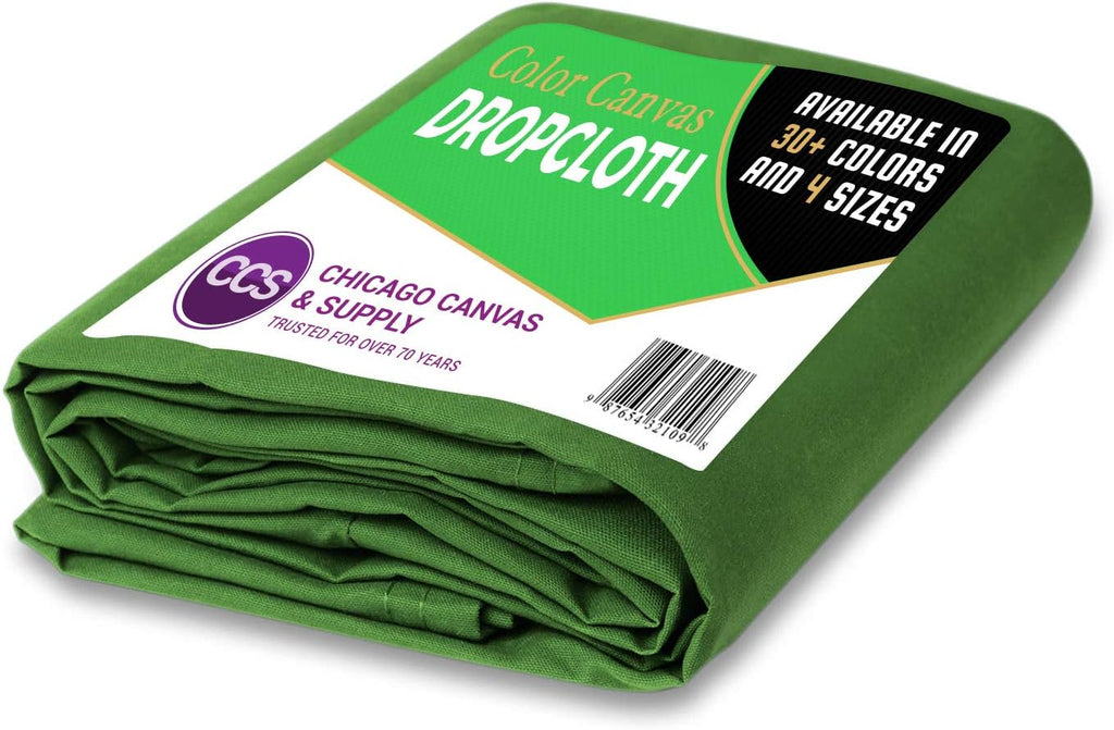 Orange Cotton Canvas Drop Cloth 6 by 10 Feet Pack of 2 B251