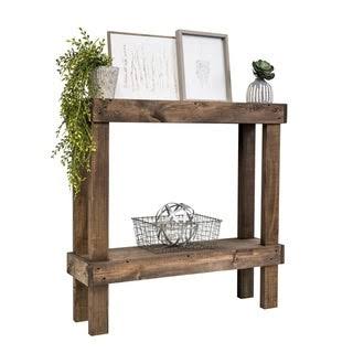 Dark Walnut Wooden Sofa Table X6892