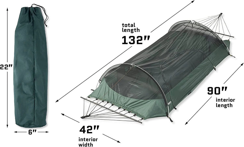 Forest Green Hammock & Strap Bundle Camping Hammock E464177
