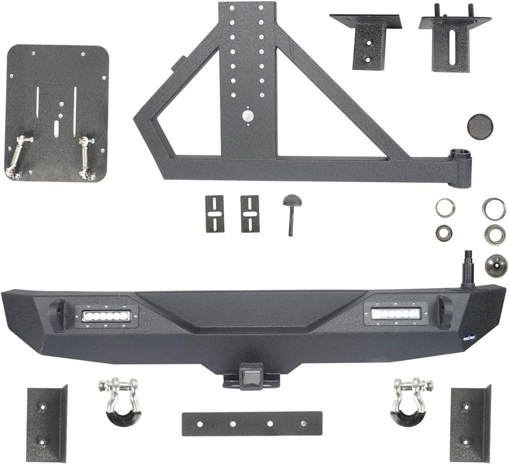 Front and Rear Bumper Combo for Jeep JK Wrangler Y547