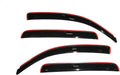 4-Piece In-Channel Side Window Deflector Smoke Z2549