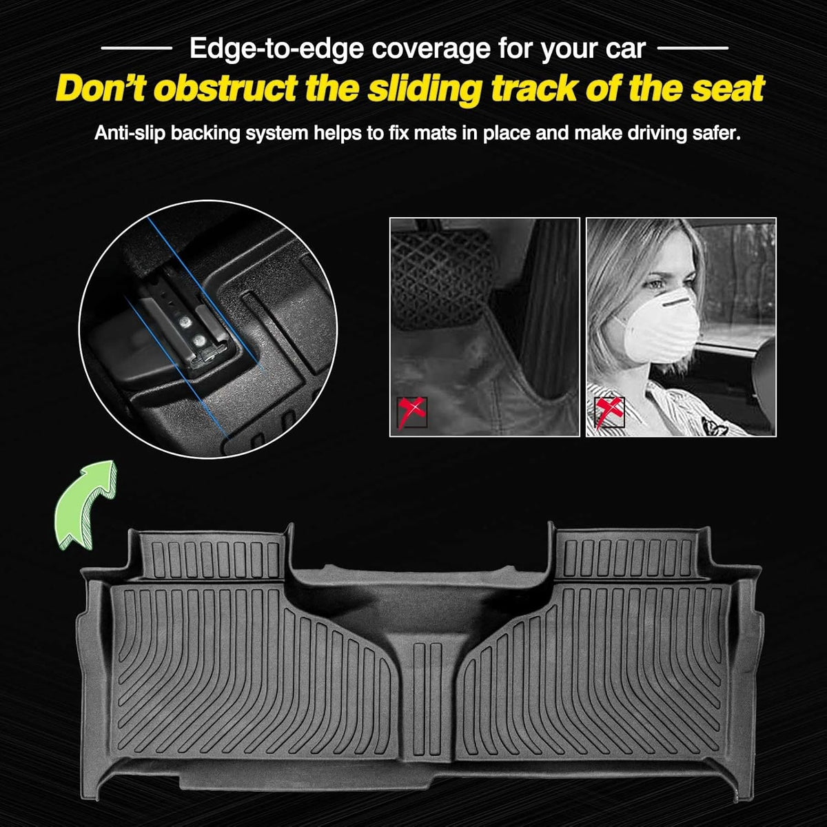 All Weather Floor Liner 2 Row Heavy Duty C913181
