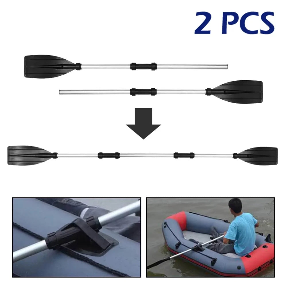 1 Pair Telescoping Aluminum Alloy Boat Kayak Paddles P21687
